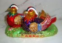 Bejeweled Wish Fulfilling Pair of Mandarin Ducks