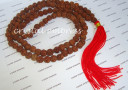 10mm Mukhi Rudraksha 108 Mala Rosary for Meditation