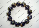 16mm Lapis Lazuli Gem Globe Bracelet (Education & Mentor Luck)