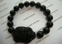 Black Onyx Dragon Tortoise Bracelet