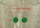 Green Agate Earrings