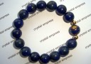 Lapis Lazuli with Gem Globe Charm Bracelet (Wisdom & Mentor Luck)