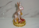 Bejeweled Peach Blossom Rabbit for Marriage Luck