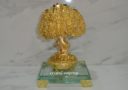 Golden Wealth Tree with Gold Coins and Ingots