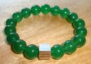 Green Agate Minimal Charm Bracelet