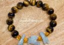 Ox, Rooster, Snake Ally Bracelet (Jade and Yellow Tiger Eye)