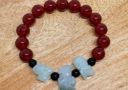 Rat, Dragon, Monkey Ally Bracelet (Jade and Red Agate)