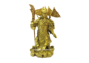 7″ Brass Majestic Standing Nine-Dragon Kwan Kung (Business, Politics & Protection)