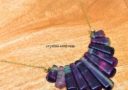 Graduated Rainbow Fluorite Cleopatra Necklace
