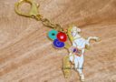 Joyous Windhorse Amulet Keychain