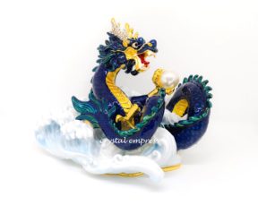 Azure Dragon with Waves 1