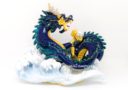Azure Dragon with Waves 2