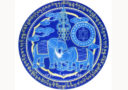 2024 Anti Burglary Blue Elephant & Rhino Car Sticker (2 pieces)
