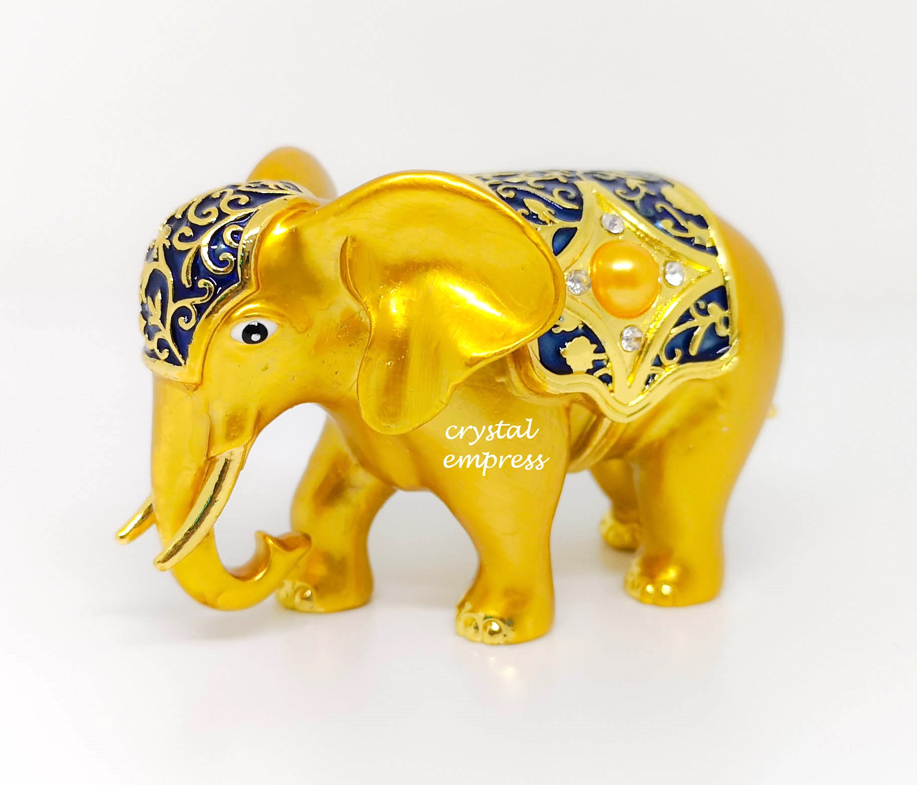 2024 Lucky Elephant Golden Crystal Empress Feng Shui Store