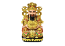12" God of Wealth (Chai Shen Yeh) Holding Ingot