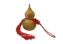Natural Wu Lou with Mantra and 5 Emperor Coins Tassel 1