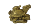 3 inch Brass Dragon Tortoise with Child 3