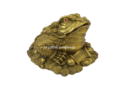 5″ Brass Money Frog on Stack of Treasure (Wealth Luck & Reversal of Luck)