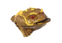 6″ Yellow Money Frog Biting Coin (Wealth Luck & Reversal of Luck)