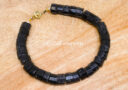 Raw Faceted Black Tourmaline Protection Bracelet