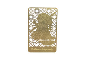 Boosting Ingenuity & Cleverness Gold Mantra Card 1