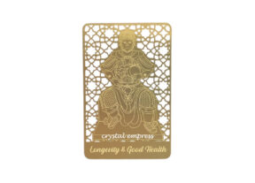 Longevity & Good Health Gold Mantra Card 1