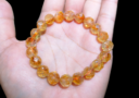 Macro Faceted Raw Citrine Bracelet