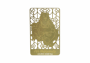 2026 Laughing Buddha Gold Wallet Mantra Card