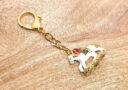 2026 Victory Horse Bag Charm Keychain 3D (White)