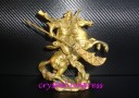 5.5" Brass Kwan Kung on Horse (Business, Politics & Protection)