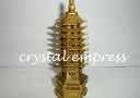 Brass 9 Tier Wen Chang Pagoda
