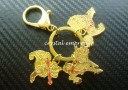 Small 3 Celestial Guardians with Implements Keychain
