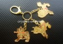 Large 3 Celestial Guardians with Implements Keychain