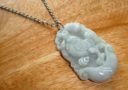 Jade Rooster Zodiac Necklace (Stainless Steel)