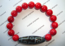 9 Eye Dzi with Red Coral