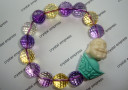 High Grade Faceted Ametrine with Ingot & Laughing Buddha