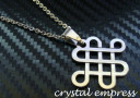 Medium Mystic Knot Stainless Steel Necklace