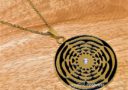 Lotus Mandala Pendant (Gold Stainless Steel)