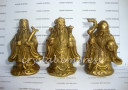 Small Brass Fuk Luk Sau (3 Wise Men)