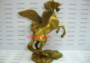 Brass Flying Dragon Horse with Pi Yao