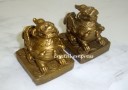 Pair of Small Brass Pi Yao