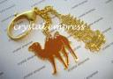 Seven Level Golden Pagoda with Camel Keychain (Education & Wealth)