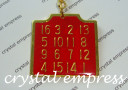 Magic Square Keychain (Speculative & Wealth Luck)