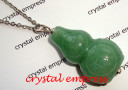 Jade Wu Lou Stainless Steel Necklace