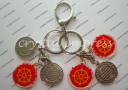 Double Ring Magic Fire Wheel Amulet