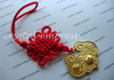 Wealth Lock Coin Amulet with Mystic Knot Tassel