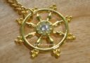 Dharmachakra Wheel of Fortune Keychain