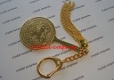 3/8 Hotu Mirror Keychain for Power and Growth (Horse on Ruyi)