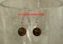 Green African Opal Earrings