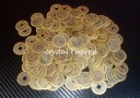 100 Auspicious Brass I-Ching Coins